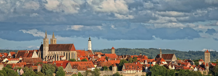 Rothenburg - Ansicht von Westen